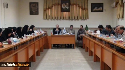 تشکیل جلسه شورای مدرسان پردیس شهید مفتح شهر ری