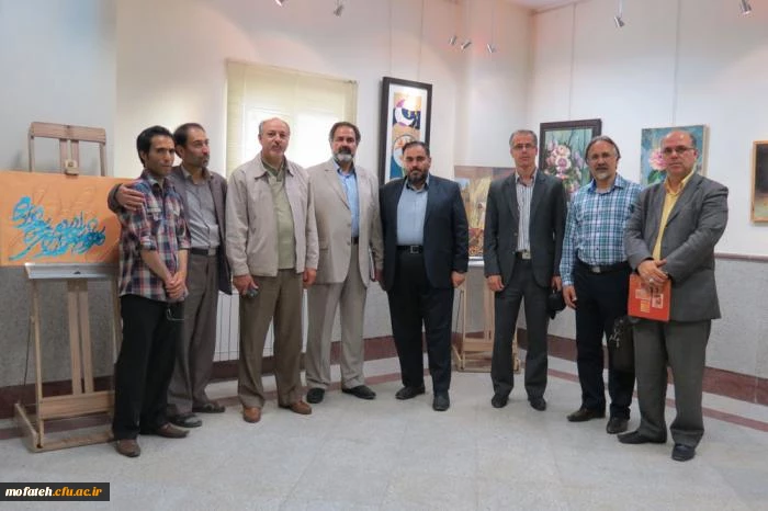 حضور سرپرست ومعاونین وهمکاران پردیس در نمایشگاه