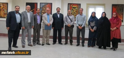 برپایی نمایشگاه آثار نقاشی و نقاشیخط دانشجویان پردیس شهید مفتح