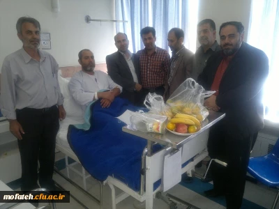 دیدار و عیادت از برادر حسین محمد؛ مسؤول نگهبانی پردیس