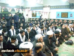 اولین اجتماع عزاداری هیأت های مذهبی دانشجو معلمان پردیس ها و مراکز آموزش عالی دانشگاه فرهنگیان استان تهران در قبله تهران، شهر ری برگزار شد