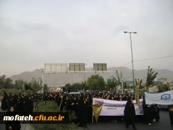 اولین اجتماع عزاداری هیأت های مذهبی دانشجو معلمان پردیس ها و مراکز آموزش عالی دانشگاه فرهنگیان استان تهران در قبله تهران، شهر ری برگزار شد