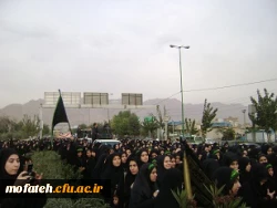 اولین اجتماع عزاداری هیأت های مذهبی دانشجو معلمان پردیس ها و مراکز آموزش عالی دانشگاه فرهنگیان استان تهران در قبله تهران، شهر ری برگزار شد