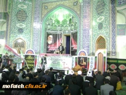 اولین اجتماع عزاداری هیأت های مذهبی دانشجو معلمان پردیس ها و مراکز آموزش عالی دانشگاه فرهنگیان استان تهران در قبله تهران، شهر ری برگزار شد