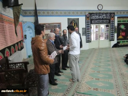 مراسم اهداء جوایز مسابقه دارت :