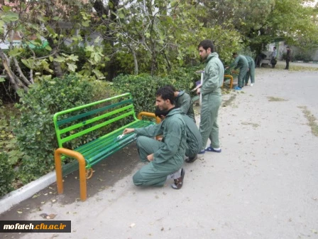 زیباسازی پردیس به همت کانون جهاد و خدمات رفاهی :
