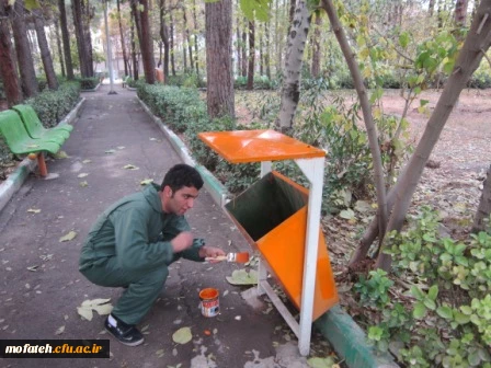 زیباسازی پردیس به همت کانون جهاد و خدمات رفاهی :