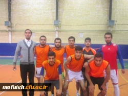 مسابقه ی فوتسال بین دانشجو معلمان پردیس شهید مفتح و مرکز آموزش عالی عترت واوان