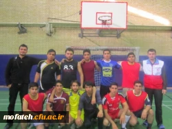 مسابقه ی فوتسال بین دانشجو معلمان پردیس شهید مفتح و مرکز آموزش عالی عترت واوان