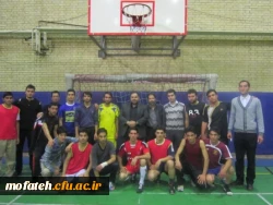 مسابقه ی فوتسال بین دانشجو معلمان پردیس شهید مفتح و مرکز آموزش عالی عترت واوان
