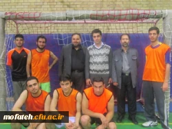 مسابقه ی فوتسال بین دانشجو معلمان پردیس شهید مفتح و مرکز آموزش عالی عترت واوان