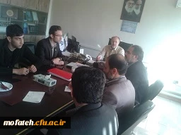 اولین جلسه مشورتی «شورای صنفی ـ رفاهی » دانشجویان پردیس شهید مفتح شهر ری با آقای دکتر صالحی ، سرپرست پردیس برگزار شد.