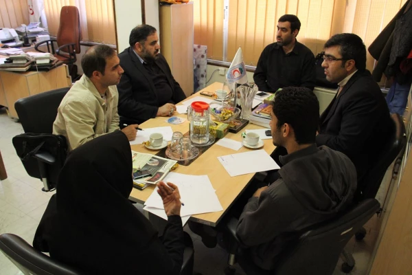 دیداربا رییس محترم جمعیت جوانان هلال احمر استان تهران