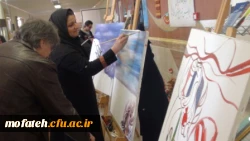 نمایشگاه پژوهش همراه با خلاقیت های هنری