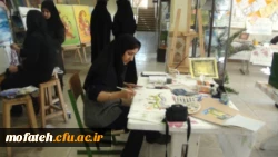 نمایشگاه پژوهش همراه با خلاقیت های هنری