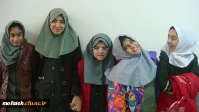 بازدید دانشجویان رشته مشاوره از مجتمع آموزشی کودکان کم توان ذهنی