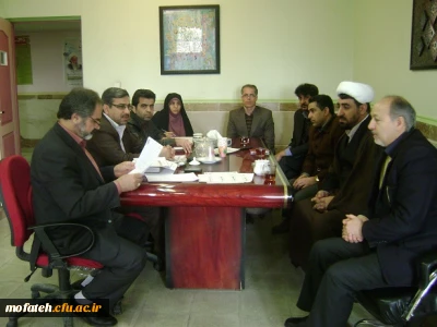 جلسه شورای آموزشی پردیس شهیدمفتح