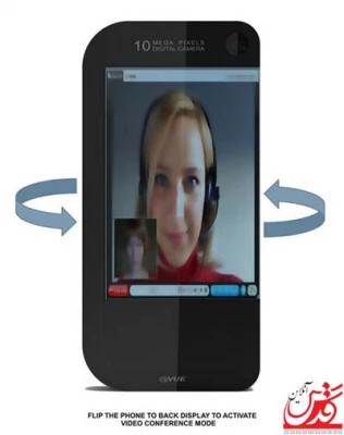 گوشی هوشمند تاشو با دو صفحه نمایش لمسی 5