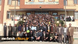 مراسم استقبال از دانشجو معلمان جدید در پردیس شهید مفتح شهر ری