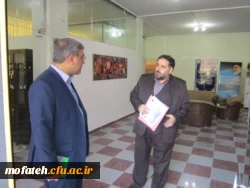 بازدید مدیر کل محترم حراست دانشگاه فرهنگیان از حوزه بسیج دانشجویی