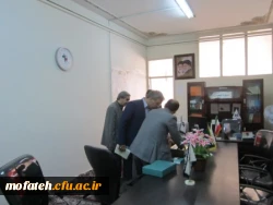 بازدید مدیر کل محترم حراست دانشگاه فرهنگیان از حوزه بسیج دانشجویی