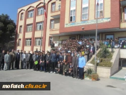 مراسم استقبال از دانشجو معلمان جدید در پردیس شهید مفتح شهر ری