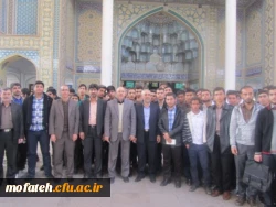 مراسم استقبال از دانشجو معلمان جدید در پردیس شهید مفتح شهر ری