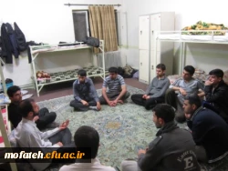 نشست صمیمی بردار بسیجی جناب آقای حضوری با دانشجو معلمان