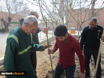 آیین مهرورزی به طبیعت و توسعه فضای سبز پردیس