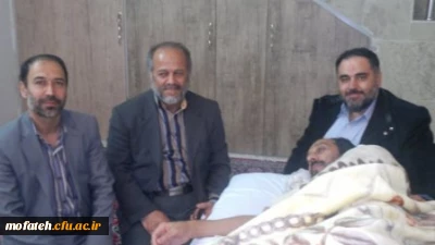 عیادت از بسیجی و برادر ارزشی