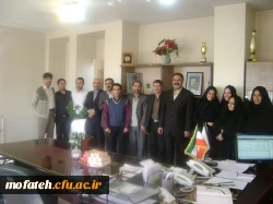 تبریک به مناسبت انتصاب شایسته جناب اقای دکتر بیغمی، از طرف کارکنان پردیس 4