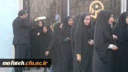 بدرقه دانشجویان پردیس شهید مفتح برای اردوی راهیان نور 3