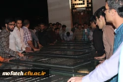 بازدید ازمحوطه باغ موزه و زیارت قبور شهدای گم نام