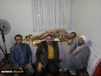 عیادت از دانشجو معلم فعال