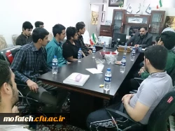 جلسه شورا وکانون های پایگاه بسیج دانشجویی شهید مفتح