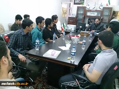 جلسه شورا وکانون های پایگاه بسیج دانشجویی شهید مفتح
