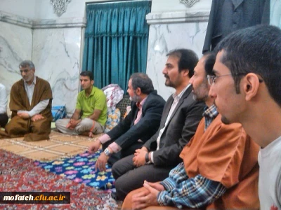 دیدار سرپرست و معاون توسعه منابع و امور دانشجویی پردیس شهید مفتح با دانشجویان معتکف