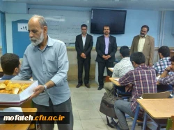 حضور مسئولان پردیس شهید مفتح در کلاس ها به مناسبت هفته گرامیداشت معلم 5