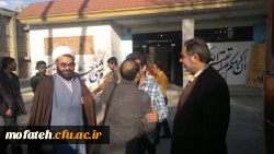 آیین بدرقه دانشجو معلمان بسیجی داوطلب حضور در اردوی راهیان نور 4