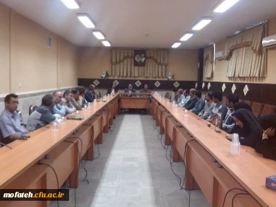 نشست صمیمی سرپرست پردیس شهید مفتح با کارکنان