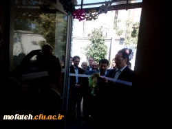 اولین شعبه نمایندگی انتشارات مدرسه دانشگاه فرهنگیان در پردیس شهید مفتح شهرری افتتاح شد.  5