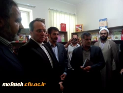 اولین شعبه نمایندگی انتشارات مدرسه دانشگاه فرهنگیان در پردیس شهید مفتح شهرری افتتاح شد.  7