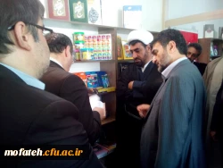 اولین شعبه نمایندگی انتشارات مدرسه دانشگاه فرهنگیان در پردیس شهید مفتح شهرری افتتاح شد.  9