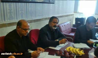 اولین جلسه کمیته پژوهش پردیس شهید مفتح