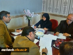 اولین جلسه کمیته پژوهش پردیس شهید مفتح 3