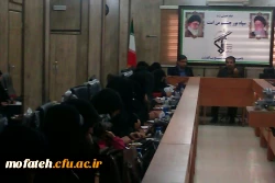 حضور معاون توسعه منابع و امور دانشجویی و کارشناس مسئول پژوهش پردیس شهید مفتح در سپاه پاسداران ناحیه جنوب شرق استان تهران 3