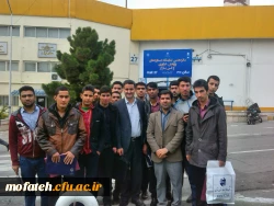 بازدید ریاست دانشگاه و دانشجویان پردیس شهید مفتح از غرفه دانشگاه در نمایشگاه دستاوردهای پژوهشی 4