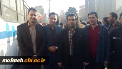 دانشجویان، استادان و کارکنان پردیس شهرری همگام با مردم ری در استقبال رئیس جمهور تدبیر امید 7