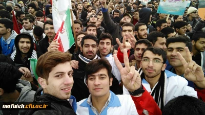 حضور کانون های دانشجویی پردیس در مراسم آیین گرامیداشت سی و هشتمین بهار آزادی انقلاب اسلامی