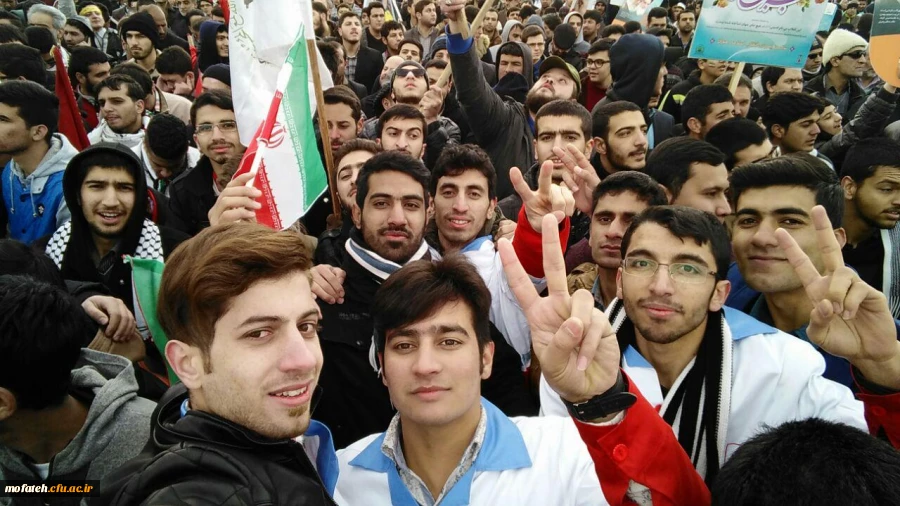 حضور کانون ها دانشجویی پردیس در مراسم آیین گرامیداشت سی و هشتمین بهار آزادی انقلاب اسلامی 3